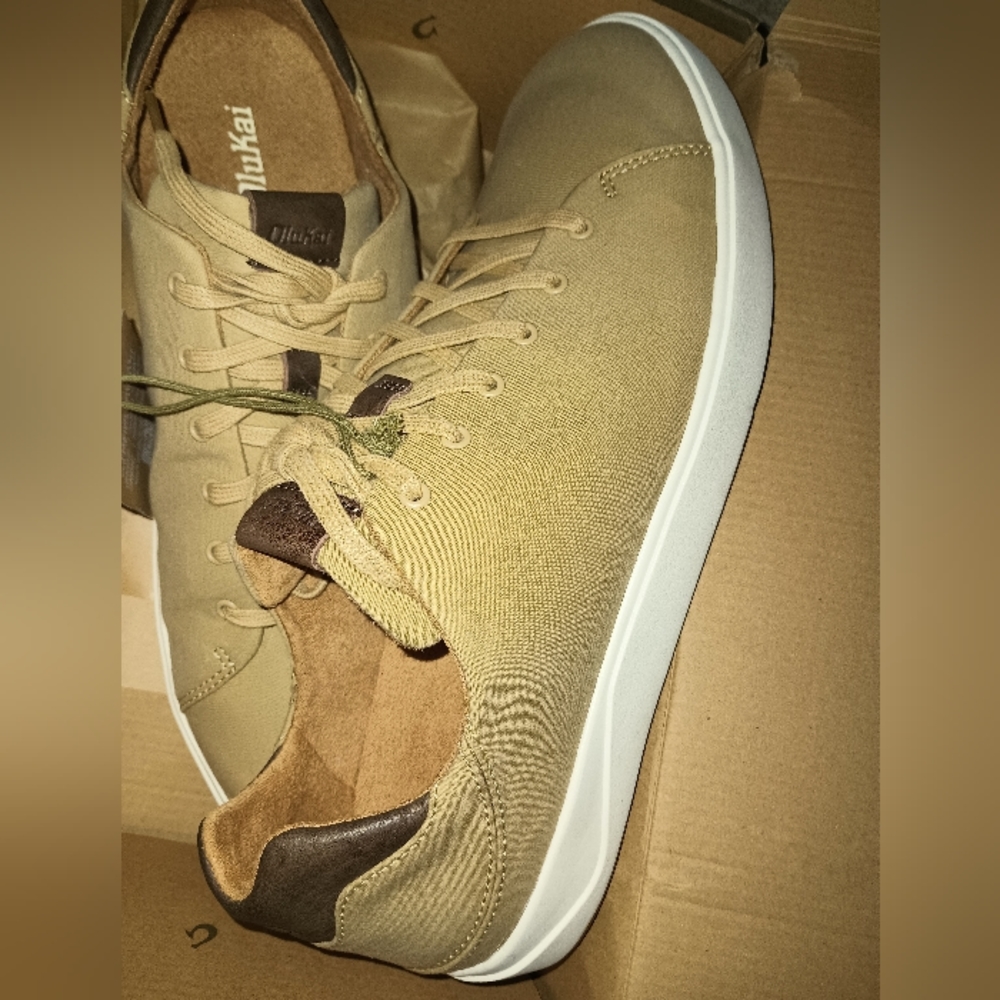 OluKai khaki shoes